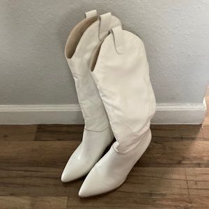 White Cowboy Boots